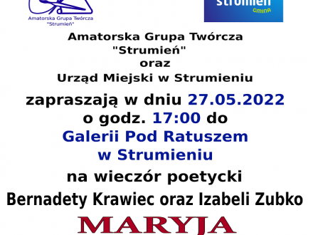 Zaproszenie na wieczór poetycki